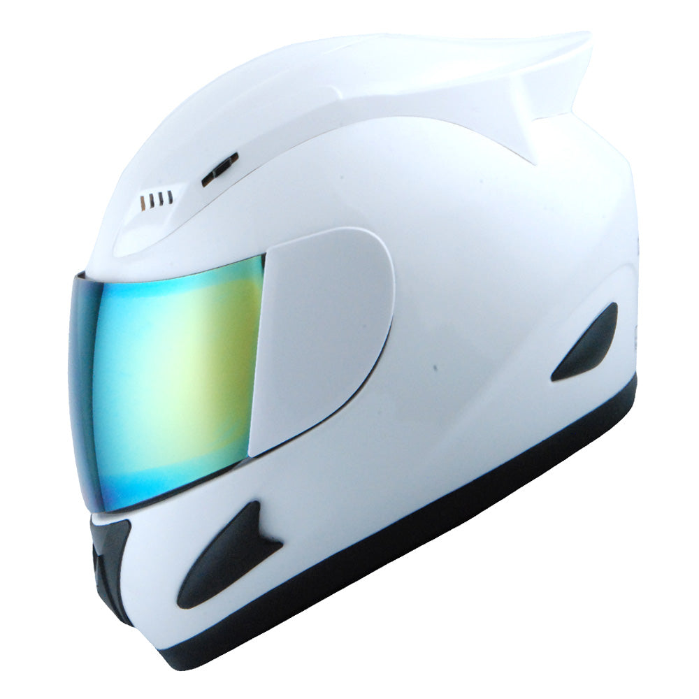 1Storm Motorcycle Bike Full Face Helmet Mechanic HJDJ11 + Motorcycle Bluetooth Headset