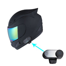 1Storm Motorcycle Bike Full Face Helmet Mechanic HJDJ11 + Motorcycle Bluetooth Headset