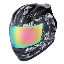1Storm Motorcycle Bike Full Face Helmet Mechanic HJDJ11 + Motorcycle Bluetooth Headset