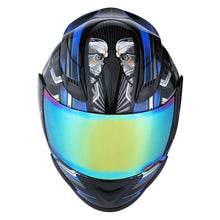 1Storm Motorcycle Bike Full Face Helmet Mechanic HJDJ11 + Motorcycle Bluetooth Headset