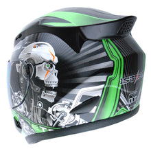 1Storm Motorcycle Bike Full Face Helmet Mechanic HJDJ11 + Motorcycle Bluetooth Headset