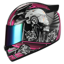 1Storm Motorcycle Bike Full Face Helmet Mechanic HJDJ11 + Motorcycle Bluetooth Headset
