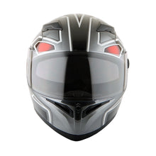 1Storm Motorcycle Dual Visor Full Face Helmet Panther: HJK316clear
