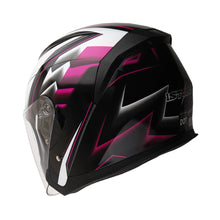 1Storm Motorcycle Open Face Helmet Scooter Classical Knight Bike Dual Lens/Sun Visor + Motorcycle Bluetooth Headset: HJK526