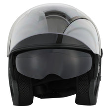 1Storm Motorcycle Open Face Helmet Scooter Classical Knight Bike Dual Lens/Sun Visor + Motorcycle Bluetooth Headset: HJK526