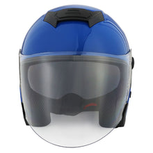 1Storm Motorcycle Open Face Helmet Scooter Classical Knight Bike Dual Lens/Sun Visor + Motorcycle Bluetooth Headset: HJK526