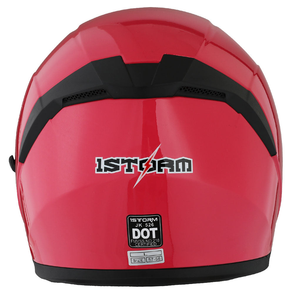 1Storm Motorcycle Open Face Helmet Scooter Classical Knight Bike Dual Lens/Sun Visor + Motorcycle Bluetooth Headset: HJK526