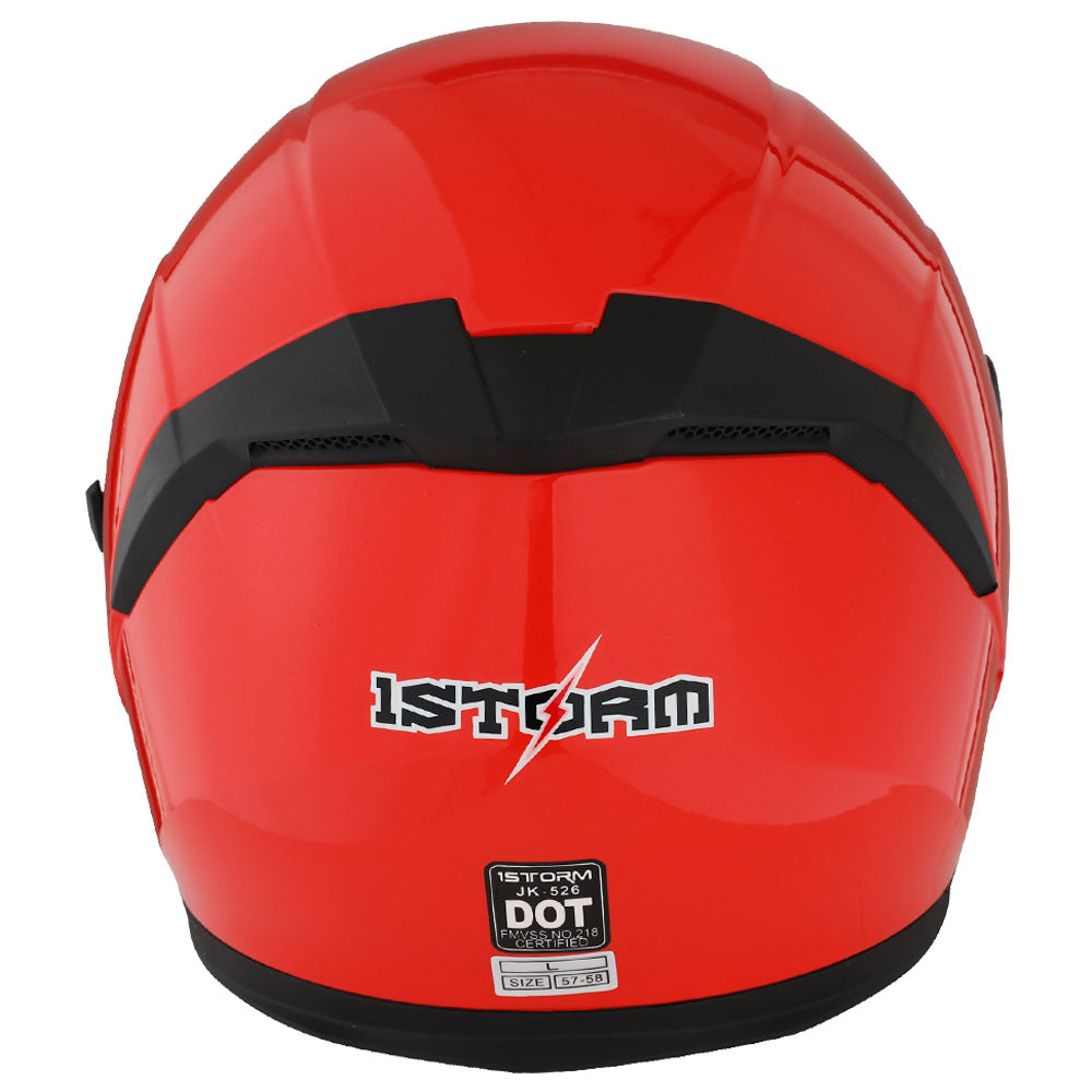 1Storm Motorcycle Open Face Helmet Scooter ClassicL Knight Bike Dual Lens/Sun Visor: HJK526