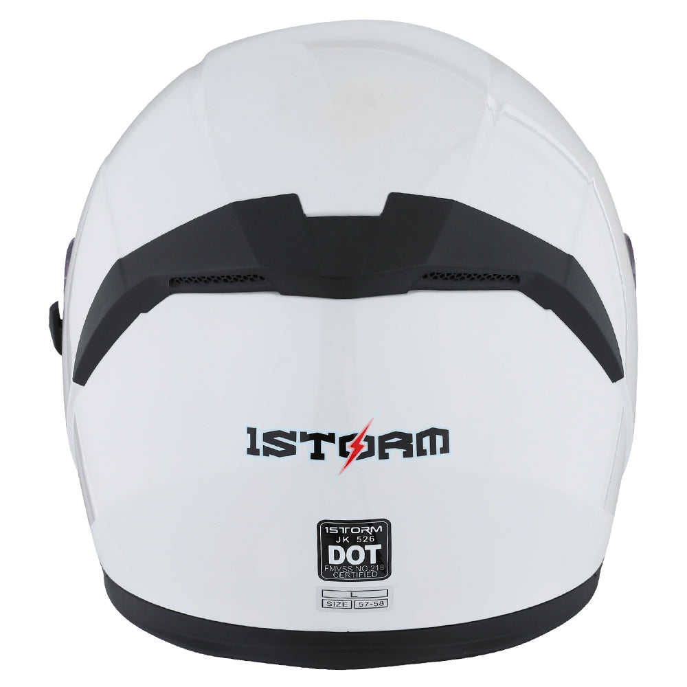 1Storm Motorcycle Open Face Helmet Scooter ClassicL Knight Bike Dual Lens/Sun Visor: HJK526