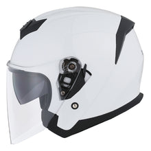 1Storm Motorcycle Open Face Helmet Scooter Classical Knight Bike Dual Lens/Sun Visor + Motorcycle Bluetooth Headset: HJK526