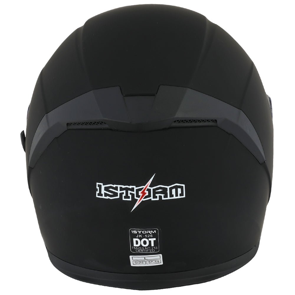 1Storm Motorcycle Open Face Helmet Scooter ClassicL Knight Bike Dual Lens/Sun Visor: HJK526