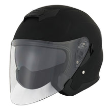 1Storm Motorcycle Open Face Helmet Scooter Classical Knight Bike Dual Lens/Sun Visor + Motorcycle Bluetooth Headset: HJK526