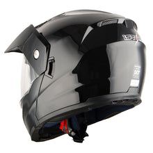 1Storm Motorcycle Dual Sport Modular Flip up Full Face Helmet Dual Visor: HJK910 DSPORT