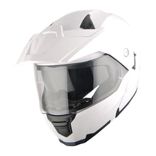 1Storm Motorcycle Dual Sport Modular Flip up Full Face Helmet Dual Visor: HJK910 DSPORT
