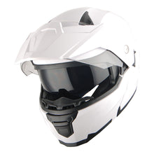 1Storm Motorcycle Dual Sport Modular Flip up Full Face Helmet Dual Visor: HJK910 DSPORT