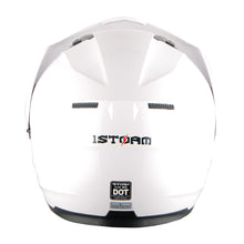 1Storm Motorcycle Dual Sport Modular Flip up Full Face Helmet Dual Visor: HJK910 DSPORT