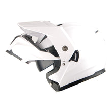 1Storm Motorcycle Dual Sport Modular Flip up Full Face Helmet Dual Visor: HJK910 DSPORT