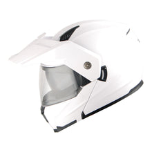 1Storm Motorcycle Dual Sport Modular Flip up Full Face Helmet Dual Visor: HJK910 DSPORT