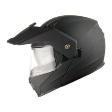 1Storm Motorcycle Dual Sport Modular Flip up Full Face Helmet Dual Visor: HJK910 DSPORT