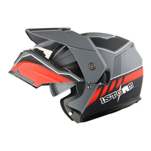 1Storm Motorcycle Dual Sport Modular Flip up Full Face Helmet Dual Visor: HJK910 DSPORT