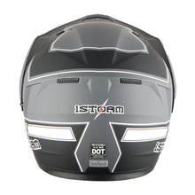 1Storm Motorcycle Dual Sport Modular Flip up Full Face Helmet Dual Visor: HJK910 DSPORT