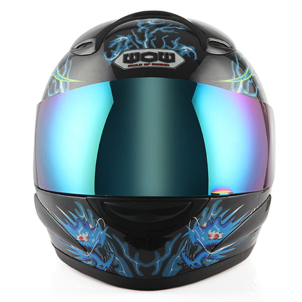 WOW Motorcycle Full Face Helmet Street Bike: HJM