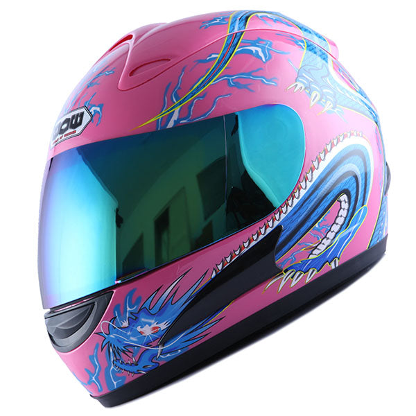 WOW Motorcycle Full Face Helmet Street Bike: HJM
