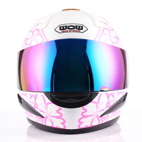 WOW Motorcycle Full Face Helmet Street Bike: HJM