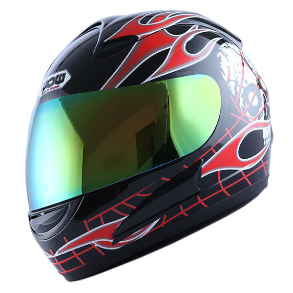 WOW Motorcycle Full Face Helmet Street Bike: HJM