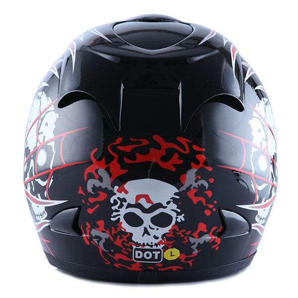 WOW Motorcycle Full Face Helmet Street Bike: HJM