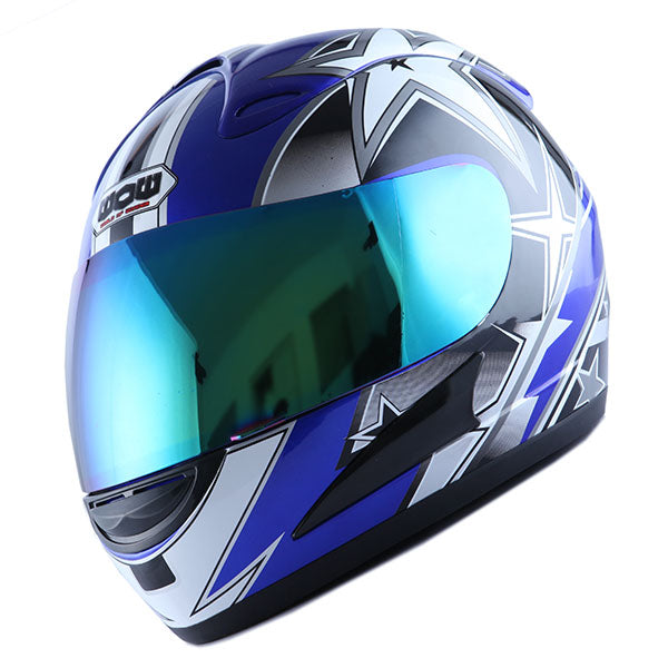 WOW Motorcycle Full Face Helmet Street Bike: HJM