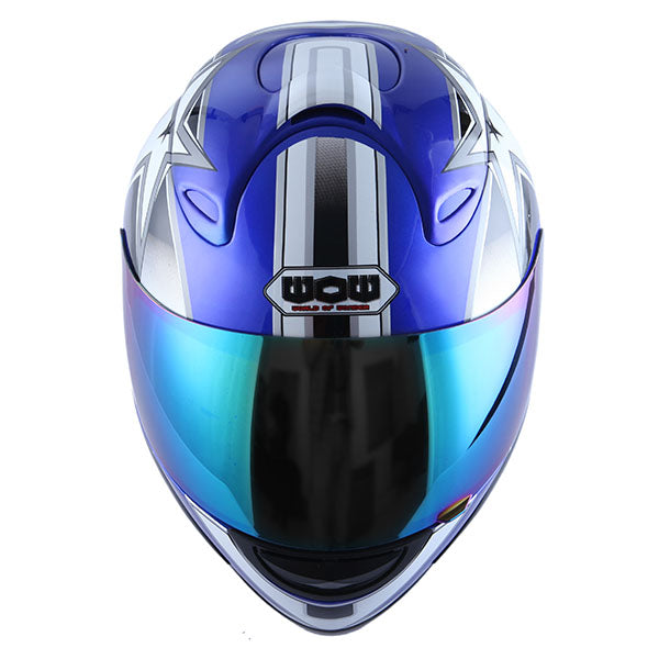 WOW Motorcycle Full Face Helmet Street Bike: HJM