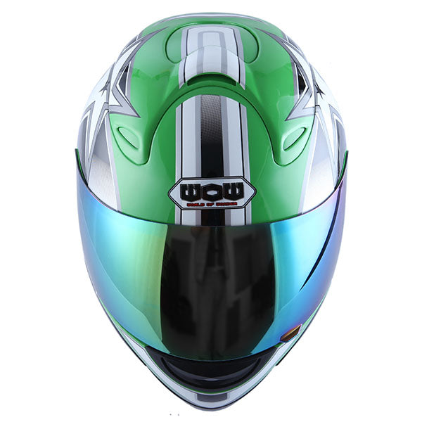 WOW Motorcycle Full Face Helmet Street Bike: HJM