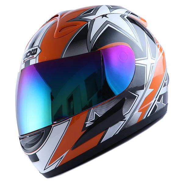 WOW Motorcycle Full Face Helmet Street Bike: HJM