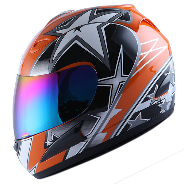 WOW Motorcycle Full Face Helmet Street Bike: HJM