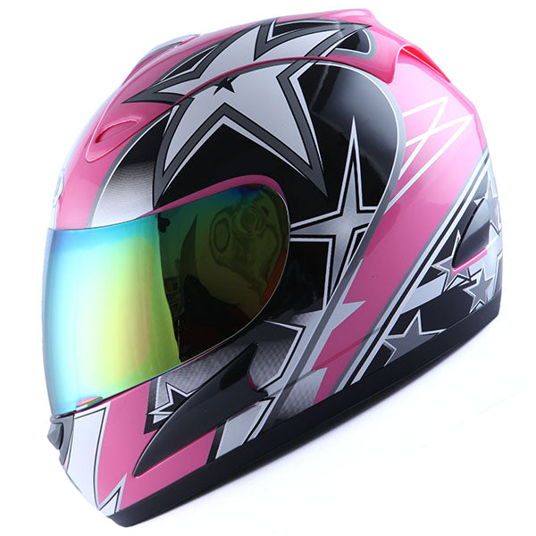 WOW Motorcycle Full Face Helmet Street Bike: HJM