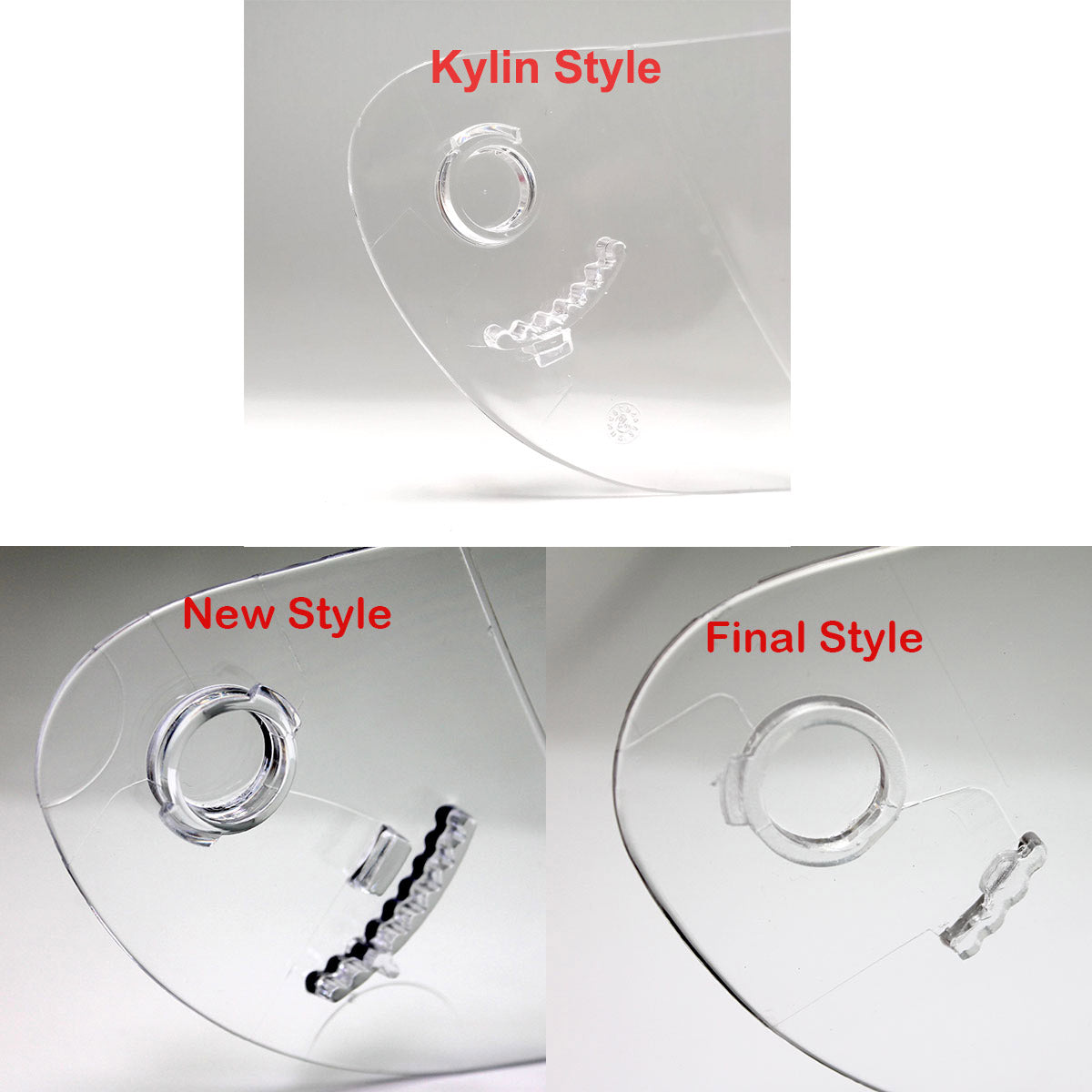 1Storm Motorcycle Full Face Helmet Visor Shield for Brand 1Storm Helmet: Model HJM, A110