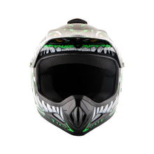 WOW Youth Kids Motocross BMX MX ATV Dirt Bike Helmet HJOY Dragon + Goggles + MG Youth Glove Bundle