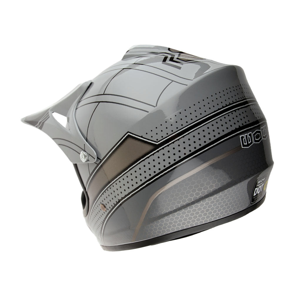 WOW Youth Kids Motocross BMX MX ATV Dirt Bike Helmet Spider Spider Web: HJOY