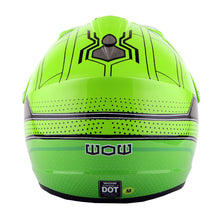 WOW Youth Kids Motocross BMX MX ATV Dirt Bike Helmet Spider Spider Web: HJOY