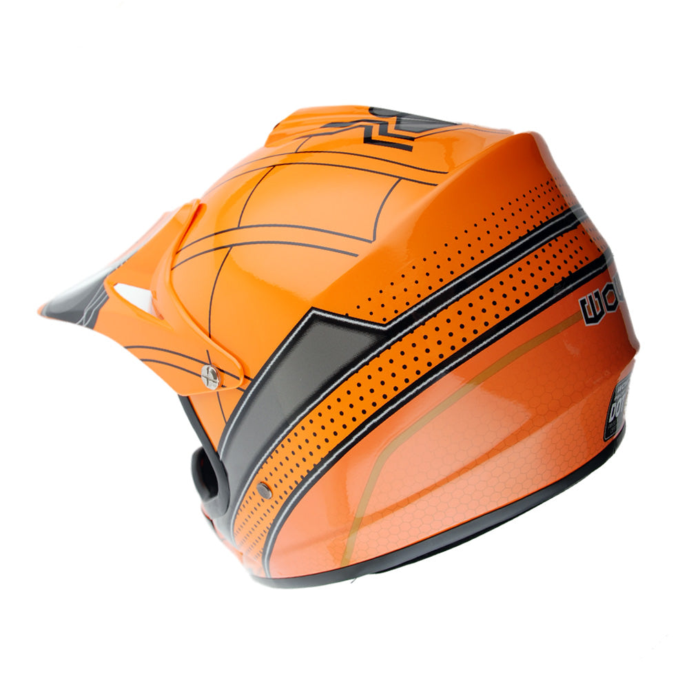 WOW Youth Kids Motocross BMX MX ATV Dirt Bike Helmet Spider Spider Web: HJOY