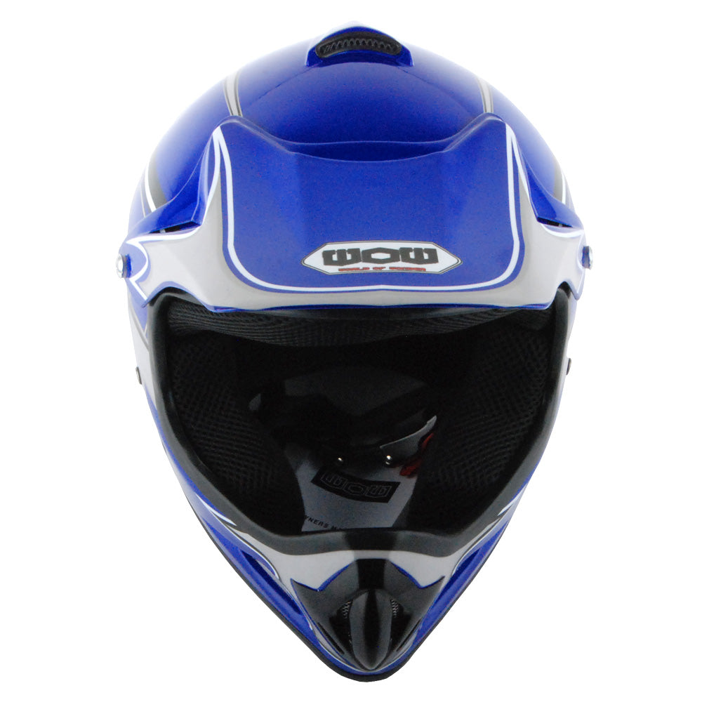WOW Youth Motocross Helmet HJOY BMX MX ATV Dirt Bike Helmet Spider Web + Goggles + Martian Spider Glove Youth Bundle