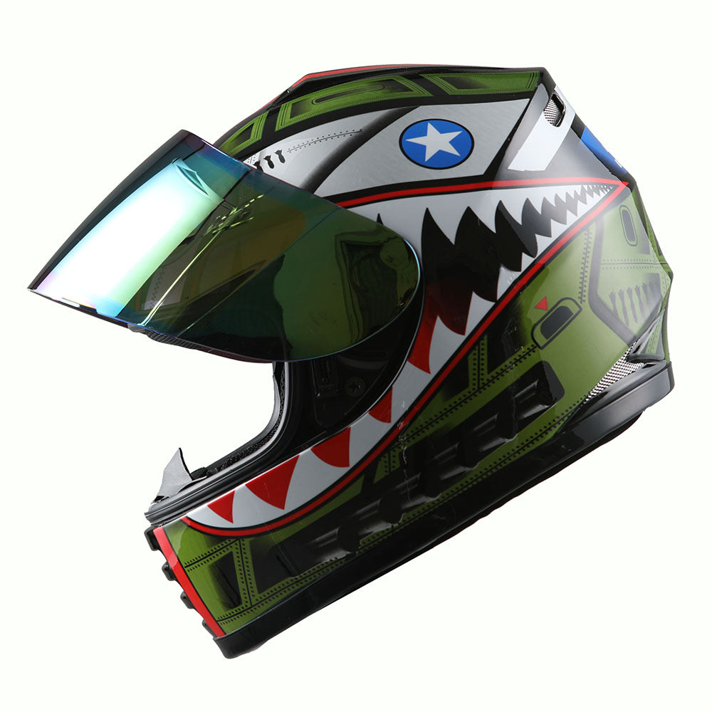 WOW Youth Kids Motorcycle  Street Bike BMX MX Full Face Close Out Helmet: HKY-B15CLS