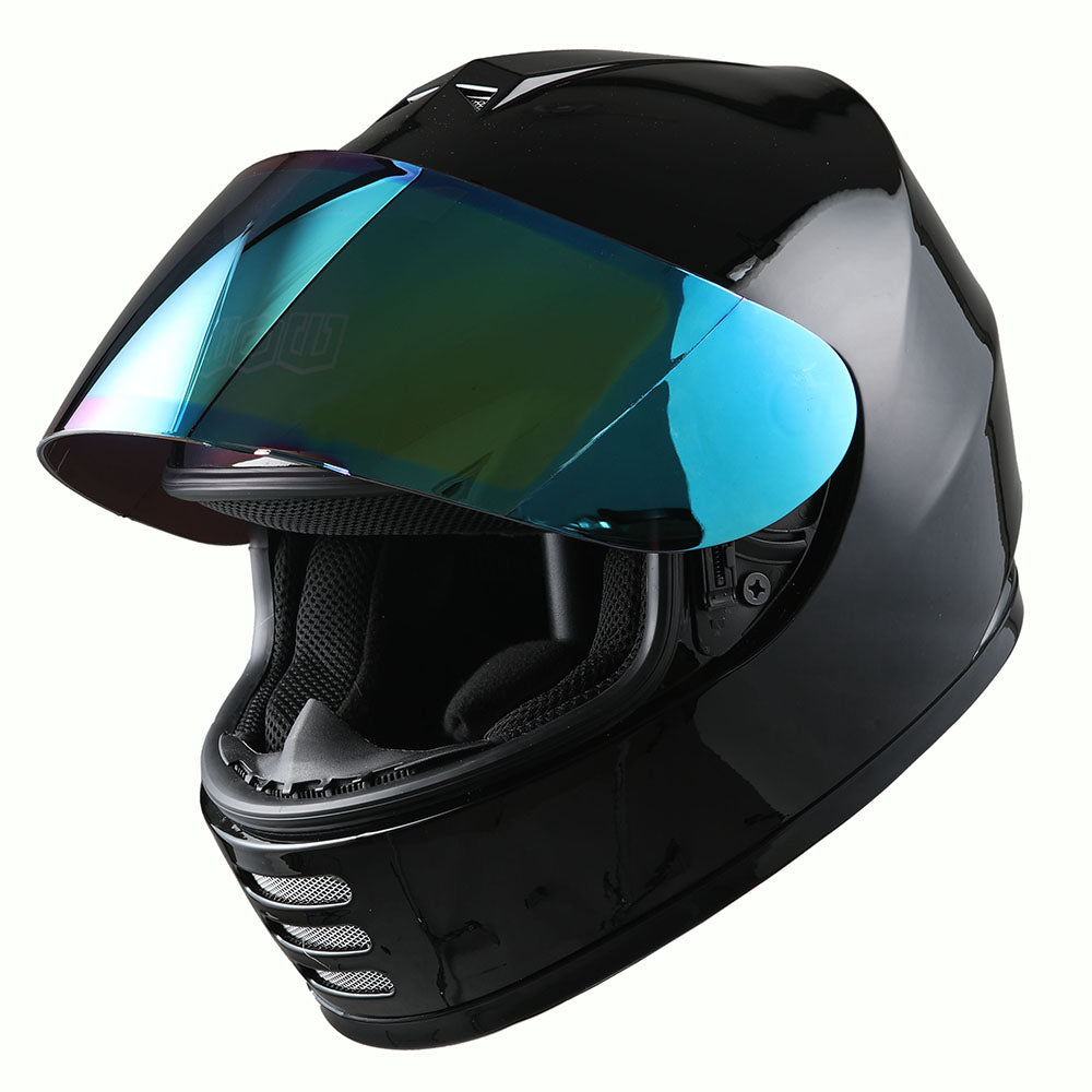 WOW Motorcycle Full Face Helmet Street Bike BMX MX Youth Kids Shark: HKY-B15