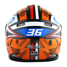 WOW Youth Motorcycle Full Face Helmet Street Bike BMX MX  Kids Shark + MX Skeleton Glove Bundle: HKY-B15
