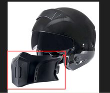 1Storm Motorcycle Full Face Helmet Open Face Knight Classical (Detachable Face Mask): HKY861
