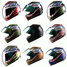 WOW Motorcycle Full Face Helmet Street Bike BMX MX Youth Kids Shark: HKY-B15