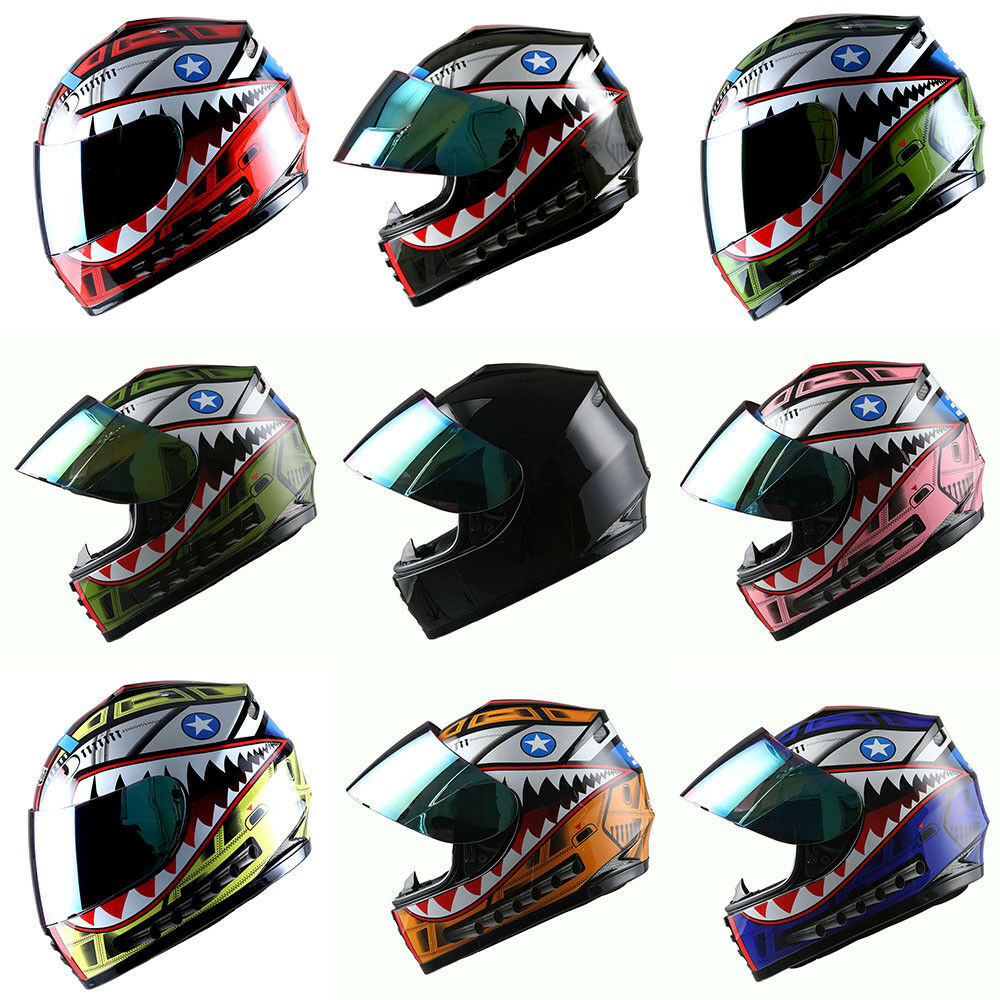WOW Youth Kids Motorcycle  Street Bike BMX MX Full Face Close Out Helmet: HKY-B15CLS