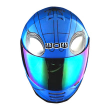WOW Youth Motorcycle Full Face Helmet Street Bike BMX MX  Kids Shark + MX Skeleton Glove Bundle: HKY-B15