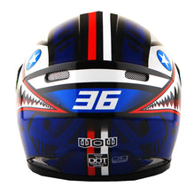 WOW Motorcycle Full Face Helmet Street Bike BMX MX Youth Kids Shark: HKY-B15